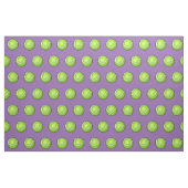 Paarse Tennis Ball Stof (Fat Quarter)