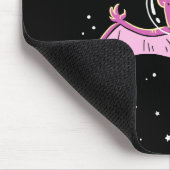 Paarse terodactydinos in de ruimte muismat (Hoek)