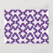 paarse, textiel, organisme, violet, kunst, lettert briefkaart (Voorkant)