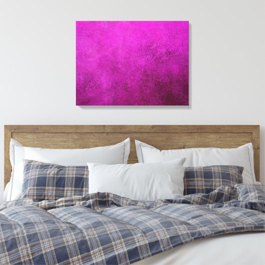 Paarse textuur canvas afdruk (Insitu (Slaapkamer))