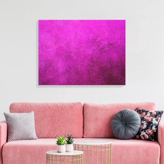 Paarse textuur canvas afdruk (Insitu (Woonkamer))