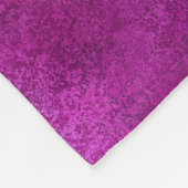Paarse textuur fleece deken (Hoek)