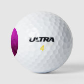 Paarse textuur golfballen (Logo)