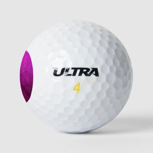 Paarse textuur golfballen (Logo)