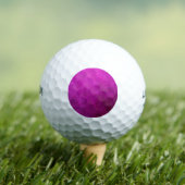 Paarse textuur golfballen (Insitu Shirt)