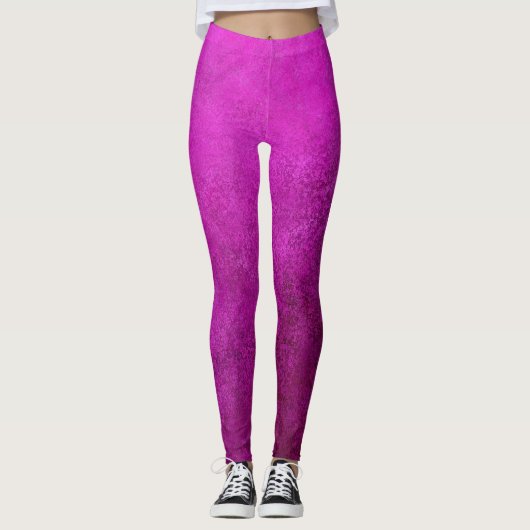Paarse textuur leggings (Voorkant)