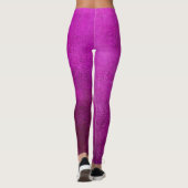 Paarse textuur leggings (Achterkant)