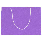 Paarse textuur oppervlak met wervelend patroon groot cadeauzakje (Achterkant)