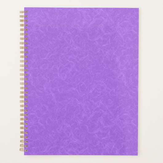 Paarse textuur oppervlak met wervelend patroon planner (Voorkant)