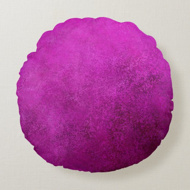 Paarse textuur rond kussen (Voorkant)