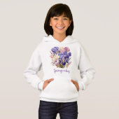 Paarse thema bloemen "Spring Vibes" (Voorkant volledig)