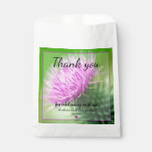 Paarse Thistle Bedankzakje (Voorkant)