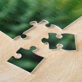 Paarse Thistle Jigzaagpuzzel Legpuzzel (Zijkant)