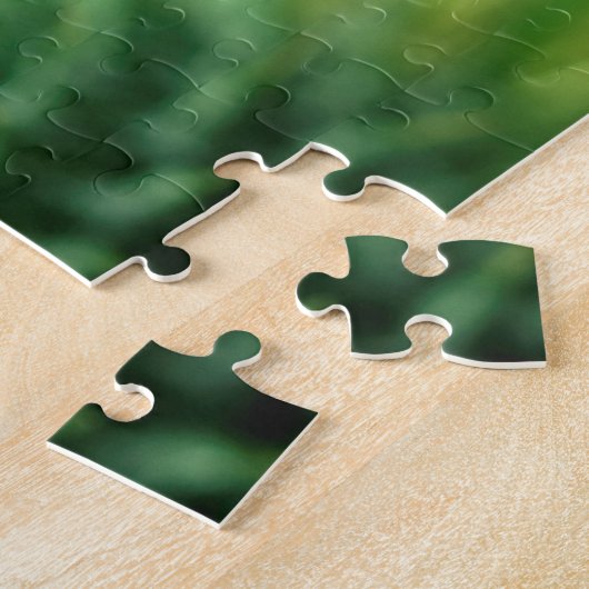 Paarse Thistle Jigzaagpuzzel Legpuzzel (Zijkant)