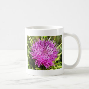 Paarse Thistle Wilde Floral Art Koffiemok