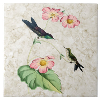 Paarse thornbill Hummingbird Ceramic Tile Tegeltje