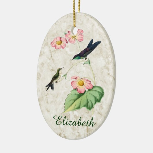 Paarse thornbill Ornament (Links)