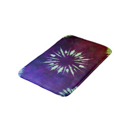 Paarse Tie Dye Badmat