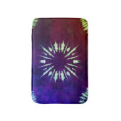Paarse Tie Dye Badmat (Voorkant Verticaal)