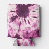 Paarse Tie Dye Batik Textuur Blikjeskoeler (Achterkant)