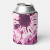 Paarse Tie Dye Batik Textuur Blikjeskoeler (Blikje Achterkant)