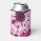 Paarse Tie Dye Batik Textuur Blikjeskoeler (Blikje Achterkant)