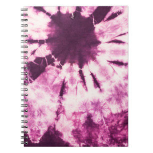 Paarse Tie Dye Batik Textuur Notitieboek