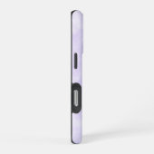 Paarse Tie Dye Calligrafie Persoonlijke naam iPhone Hoesje (Rechterkant)