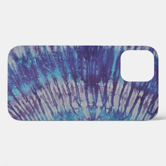 Paarse Tie Dye Case-Mate iPhone Case (Achterkant (horizontaal))