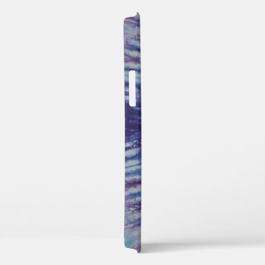Paarse Tie Dye Case-Mate iPhone Case (Achterkant / Rechts)