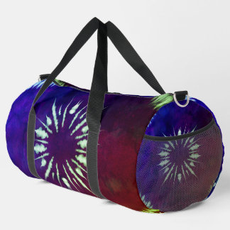 Paarse Tie Dye Grote Plunjezak