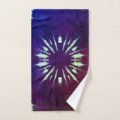 Paarse Tie Dye Handdoek (Handdoek)