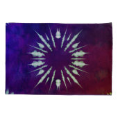 Paarse Tie Dye Kussenhoes (Achterkant-Links)