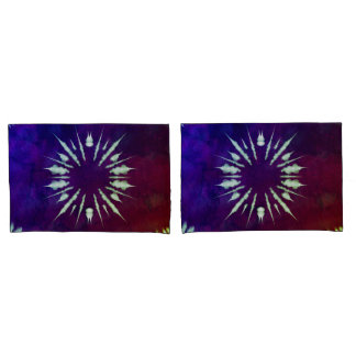 Paarse Tie Dye Kussenhoes