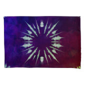 Paarse Tie Dye Kussenhoes (Voorkant-Links)