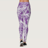 Paarse Tie Dye Leggings (Achterkant)