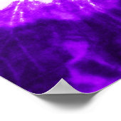 Paarse Tie Dye Poster (Hoek)