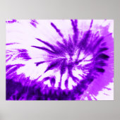 Paarse Tie Dye Poster (Voorkant)