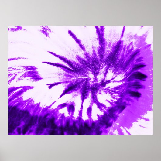 Paarse Tie Dye Poster (Voorkant)