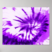 Paarse Tie Dye Poster (Voorkant)