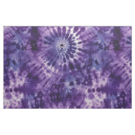 Paarse Tie Dye Stof