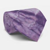 Paarse Tie Dye Stropdas (Opgerold)