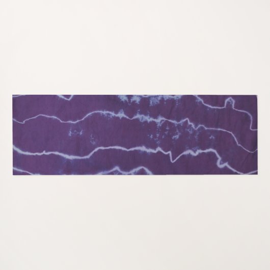 Paarse Tie Dye Yogamat (Achterkant (horizontaal))