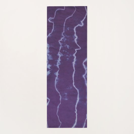 Paarse Tie Dye Yogamat (Achterkant)