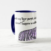 Paarse tijger mok (Voorkant links)