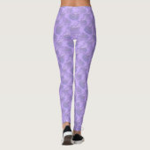 Paarse Tijger Patroon Leggings (Achterkant)