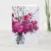 Paarse tijgerorchideeën blanco Wenskaarten Kaart (Voorkant)