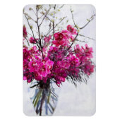 Paarse Tijgerorchideeën Stilleven Magneet (Verticaal)