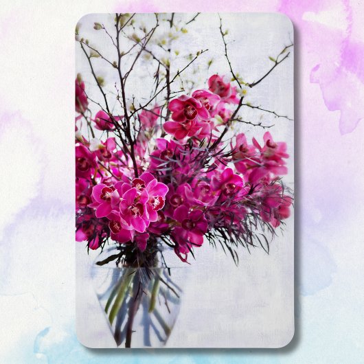 Paarse Tijgerorchideeën Stilleven Magneet