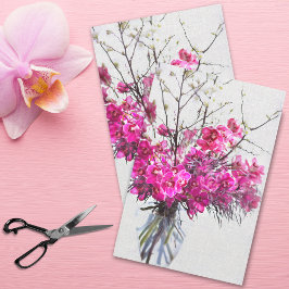 Paarse tijgerorchideeën tissuepapier